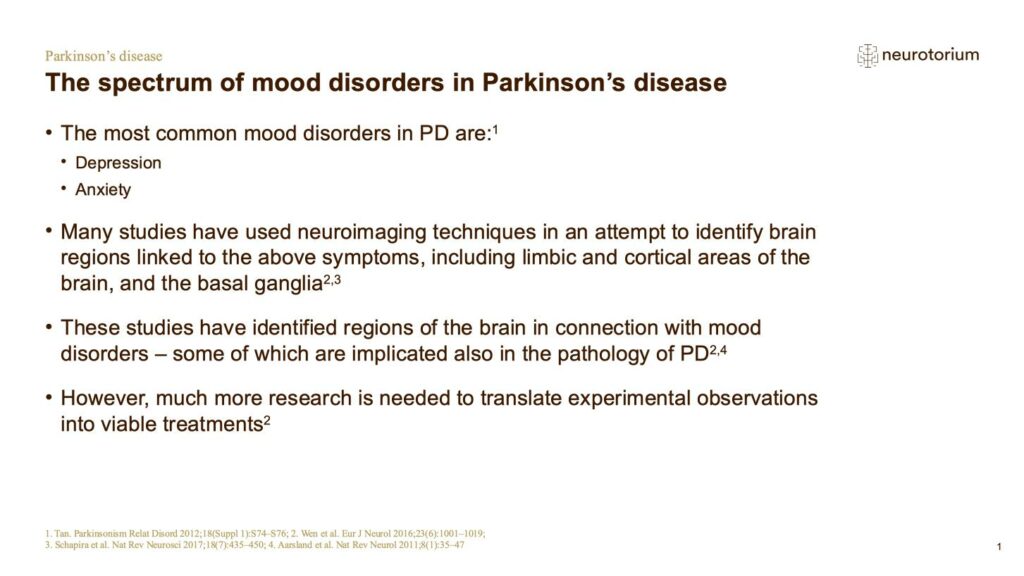Parkinsons Disease - Non-Motor Symptom Complex and Comorbidities - slide 13
